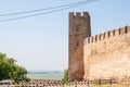 Medieval Akkerman fortress near Odessa in Ukraine, defensive wall Royalty Free Stock Photo